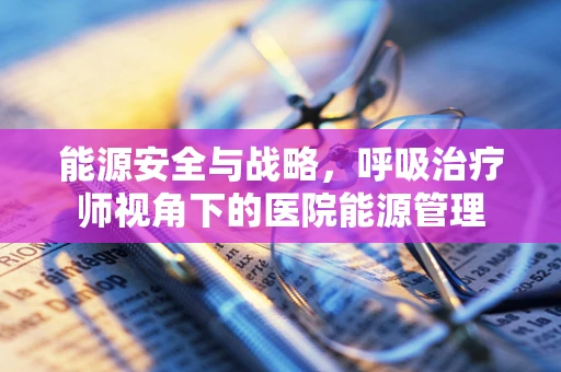 能源安全与战略，呼吸治疗师视角下的医院能源管理
