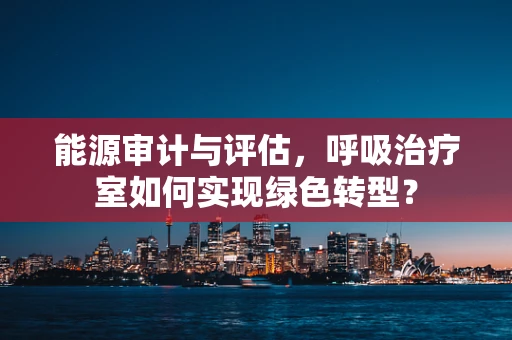 能源审计与评估，呼吸治疗室如何实现绿色转型？