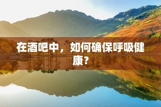 在酒吧中，如何确保呼吸健康？