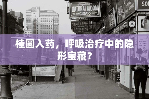 桂圆入药，呼吸治疗中的隐形宝藏？