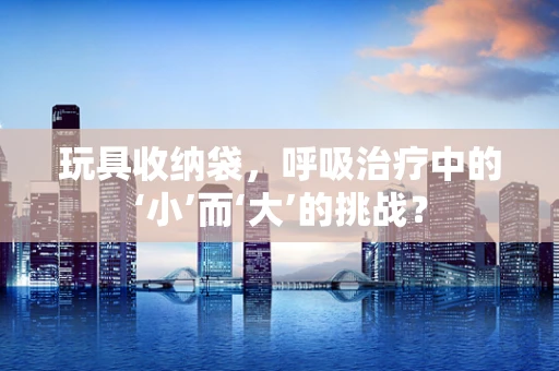 玩具收纳袋，呼吸治疗中的‘小’而‘大’的挑战？