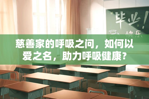慈善家的呼吸之问，如何以爱之名，助力呼吸健康？