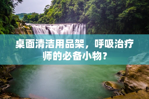 桌面清洁用品架，呼吸治疗师的必备小物？