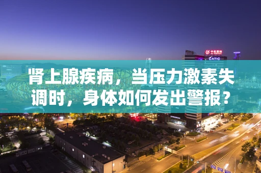 肾上腺疾病，当压力激素失调时，身体如何发出警报？