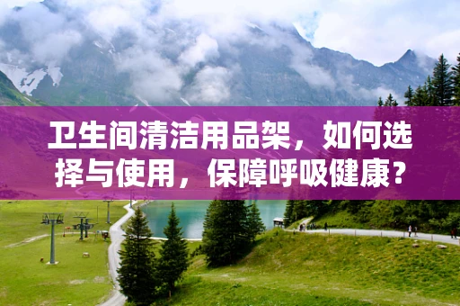 卫生间清洁用品架，如何选择与使用，保障呼吸健康？