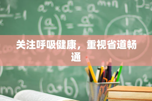 关注呼吸健康，重视省道畅通