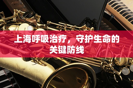 上海呼吸治疗，守护生命的关键防线