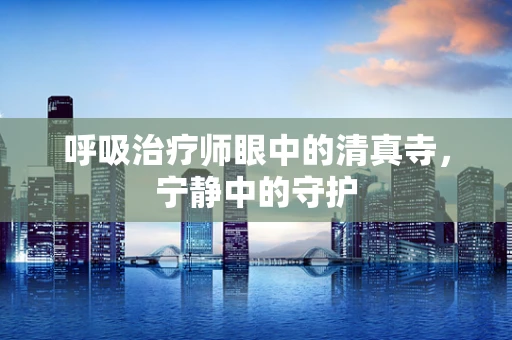 呼吸治疗师眼中的清真寺，宁静中的守护