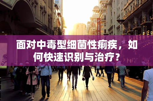 面对中毒型细菌性痢疾，如何快速识别与治疗？