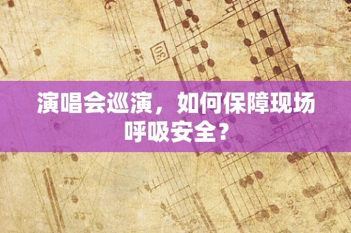 演唱会巡演，如何保障现场呼吸安全？