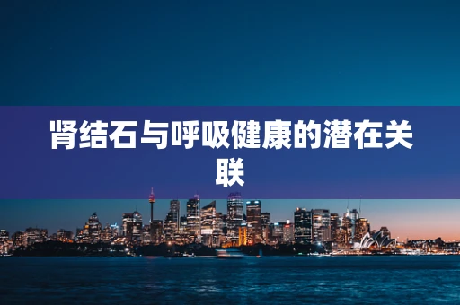 肾结石与呼吸健康的潜在关联