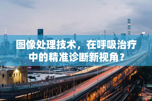 图像处理技术，在呼吸治疗中的精准诊断新视角？
