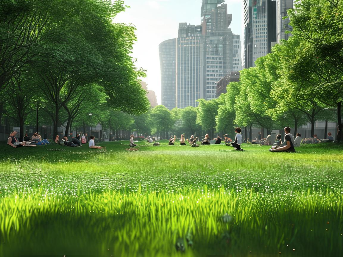 绿地广场草坪，城市绿肺的呼吸治疗价值何在？