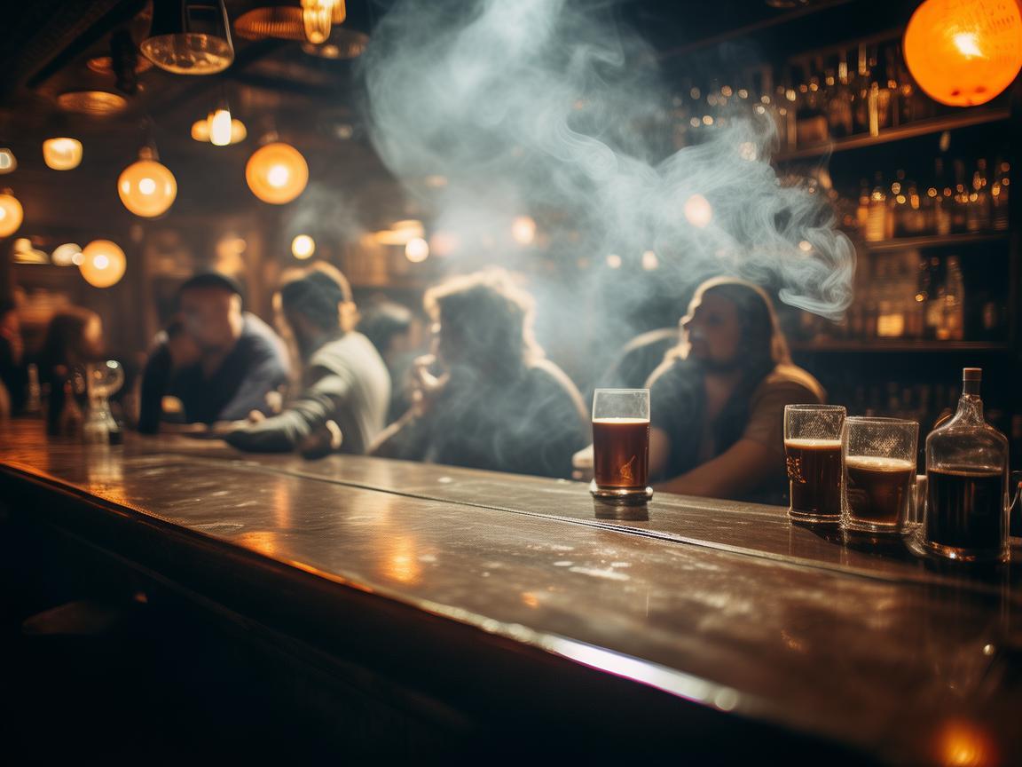 酒吧里的呼吸健康，无烟环境的重要性