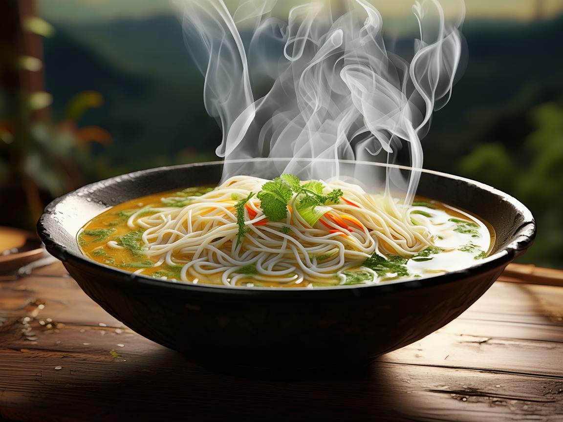 云南过桥米线，一碗热汤中的健康奥秘
