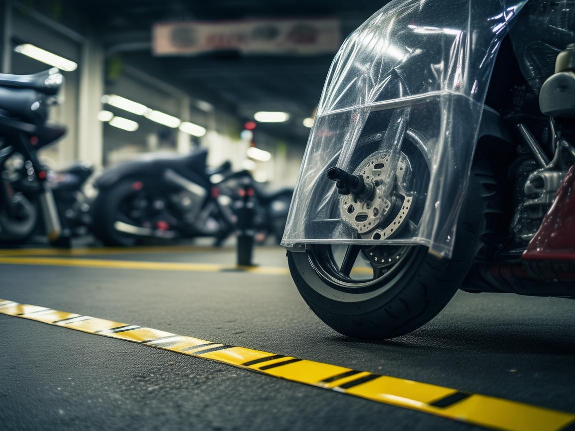 摩托车停车区，如何确保患者呼吸安全？