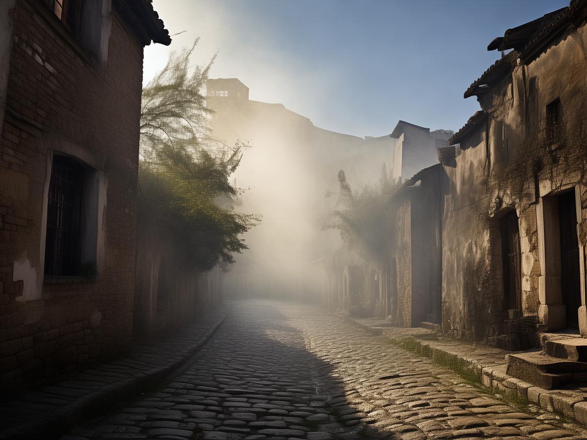 古镇的呼吸之谜,历史尘埃中的空气质量与健康考量 古镇的呼吸之谜,历史尘埃中的空气质量与健康考量