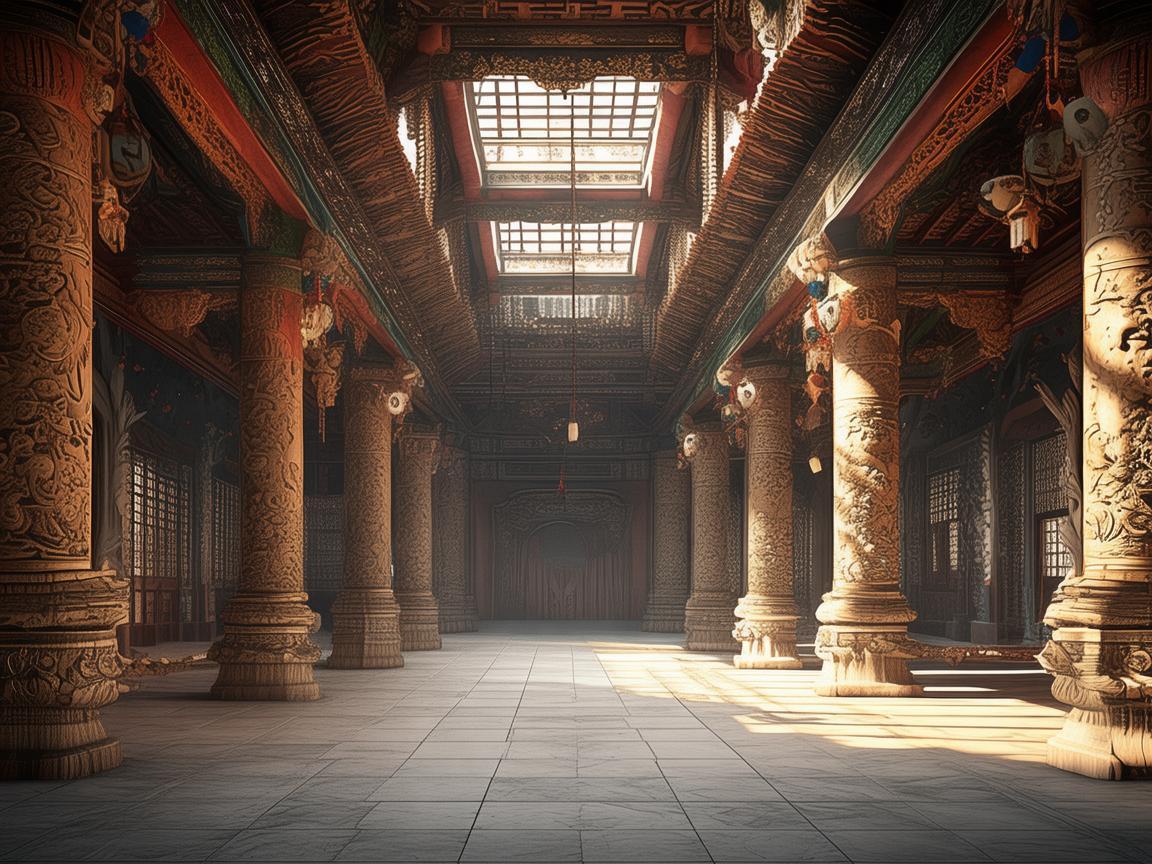 寺庙大雄宝殿，如何利用其建筑特点促进呼吸健康？