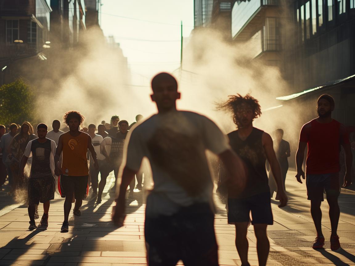 街头篮球与呼吸健康,一场意外的健康‘热身’运动?