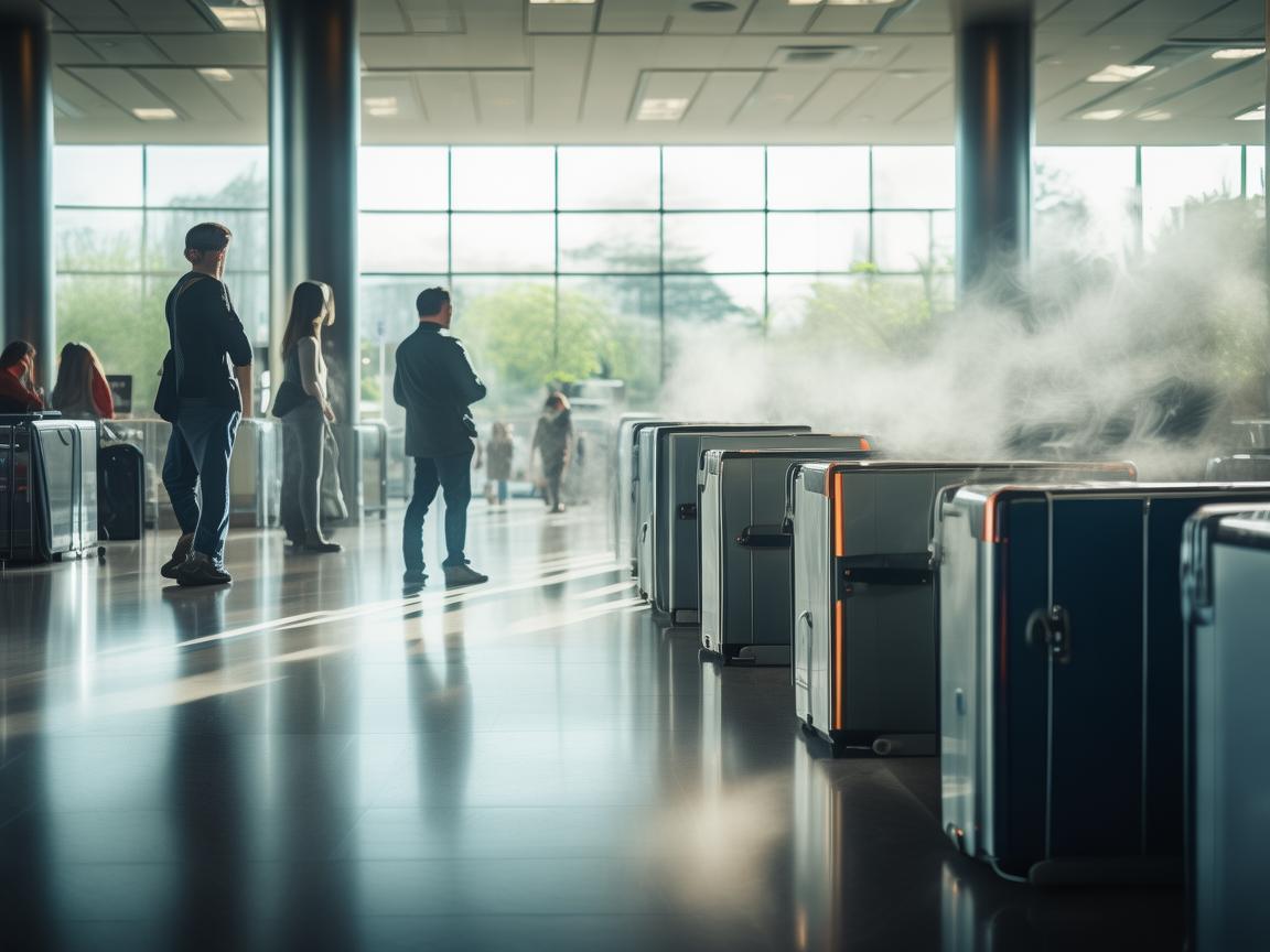 如何在机场行李提取处保持呼吸道健康？