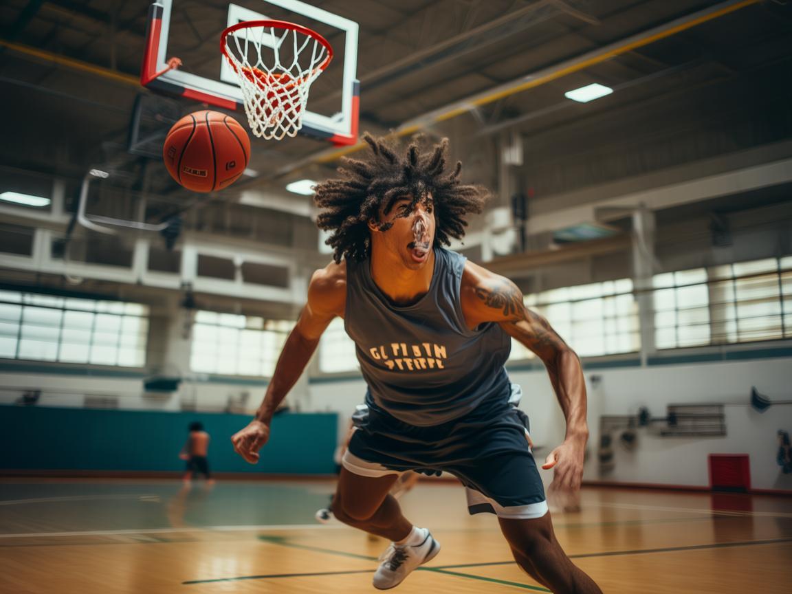 在篮球场篮筐下，如何避免运动性哮喘的突发？