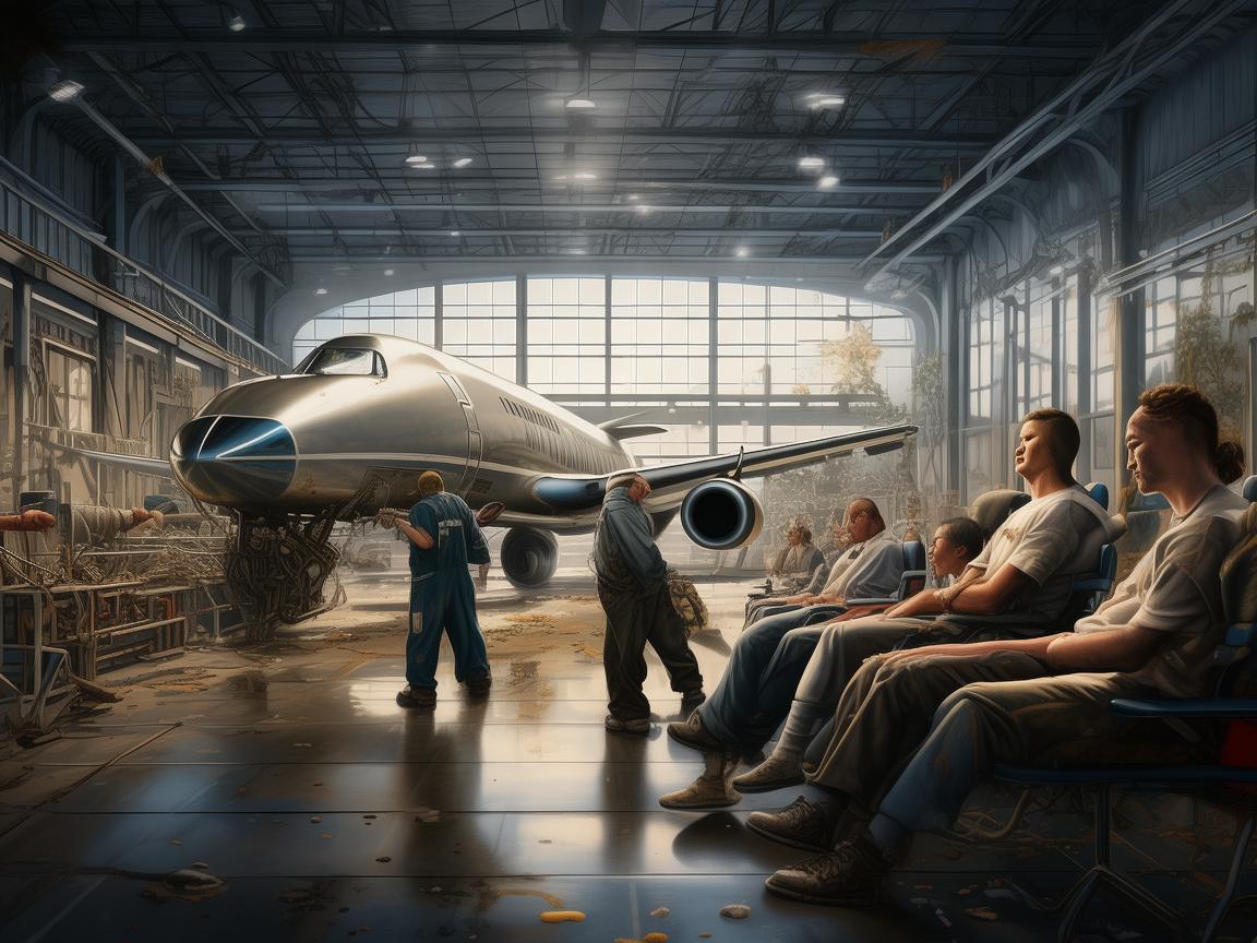 飞机维修区与呼吸治疗，意外的交叉点